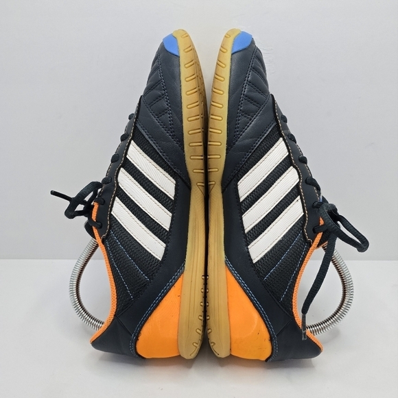 Adidas | Super Sala navy leather sporty Blokecore soccer sneakers | WMS 9 - Picture 10 of 12